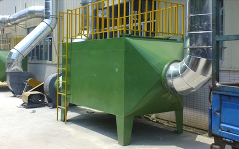 上海某企業噴漆廢氣處理工程